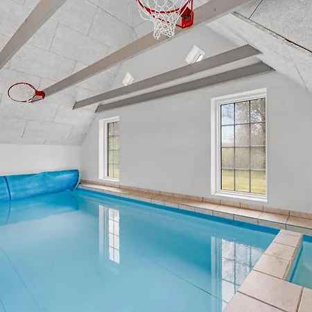 Large Pool House In Husby With Sleeping Space For 18 People Ulfborg
