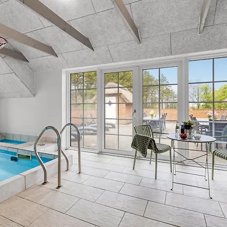 Large Pool House In Husby With Sleeping Space For 18 People